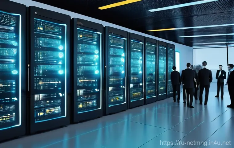 클라우드와 네트워크 관리의 연관성 - **Prompt 1: The Invisible Threads of a Powerful Network**
    A vibrant, futuristic digital landscap...