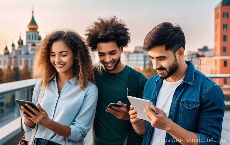 네트워크 프로토콜 이해와 사례 - **Prompt:** A diverse group of people from different generations (a young woman, a middle-aged man, ...